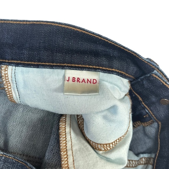 J Brand | Dark Wash High Waist Straight Leg Jeans - Picture 4 of 6